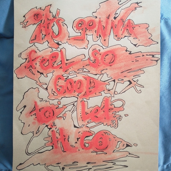 "let it go" Canvas Print - Picture 2 of 9